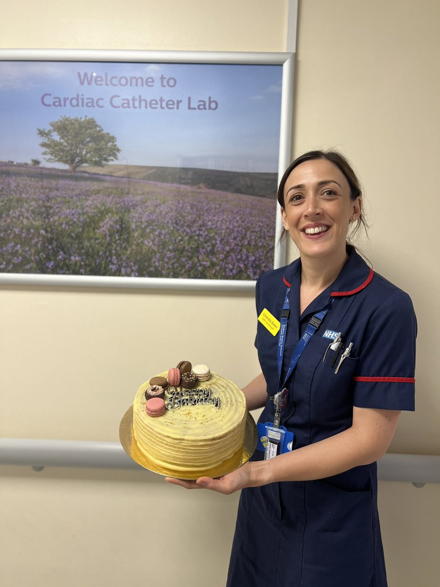 It was our senior sister’s birthday yesterday, a luscious lemon cake creation was delivered by our cardiology matron Sharon.  Thank you it didn’t hang around long….<a href="/SomersetFT/">Somerset NHS Foundation Trust</a> <a href="/FetouakiSharon/">Sharon E.F</a> <a href="/bakerCharlot/">Charlotte Baker</a>