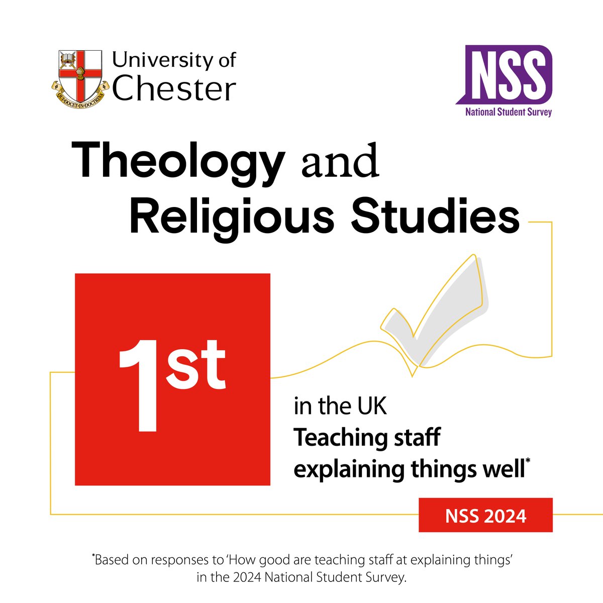 trschester's tweet photo. And #TRSChester also have some great #NSS results @uochester - even more good news for Arts, Humanities, and Social Sciences! https://t.co/wiFt0vy6xA