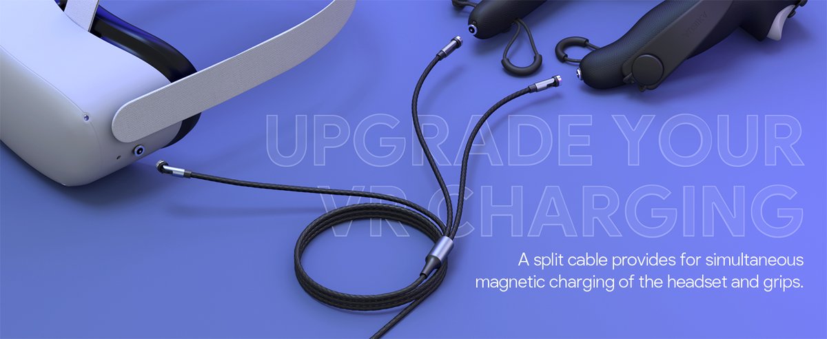 aubika's tweet image. Get the AUBIKA Magnetic Multi Charging Cable and charge your headset and controllers all at once! The magnetic design makes charging a snap—just connect and go.

🔗 Shop Now: aubika.store/products/aubik…

#AUBIKA #ChargingCable #VRAccessories #MagneticCharging #TechEssentials