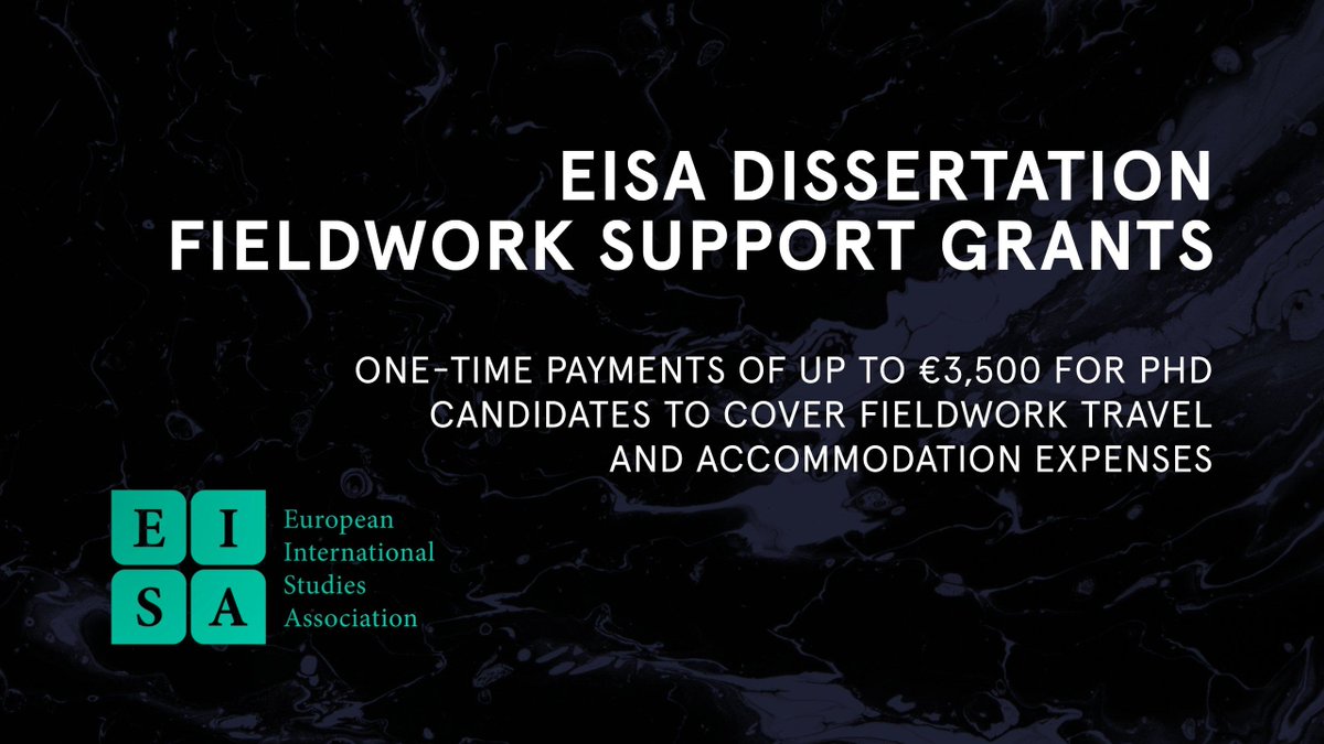 EISA (@europeanisa) on Twitter photo 🎉 We’re pleased to announce the recipients of our Dissertation Fieldwork Support Grants
👏 Congratulations to <a href="/Franca_Kappes/">Franca Elena Kappes</a> <a href="/JHoppermann/">Judith Hoppermann</a> <a href="/Couscous_maison/">Dhouha | ضحى</a> <a href="/CastrenMatias/">Matias Castrén</a> <a href="/a_iradu/">aurore</a> @erdfraeuleinMa <a href="/CaroZaccato/">Carolina Zaccato</a>
🔗 Learn more about their fieldwork plans: bit.ly/EISAdfsg 🎉 We’re pleased to announce the recipients of our Dissertation Fieldwork Support Grants
👏 Congratulations to <a href="/Franca_Kappes/">Franca Elena Kappes</a> <a href="/JHoppermann/">Judith Hoppermann</a> <a href="/Couscous_maison/">Dhouha | ضحى</a> <a href="/CastrenMatias/">Matias Castrén</a> <a href="/a_iradu/">aurore</a> @erdfraeuleinMa <a href="/CaroZaccato/">Carolina Zaccato</a>
🔗 Learn more about their fieldwork plans: bit.ly/EISAdfsg