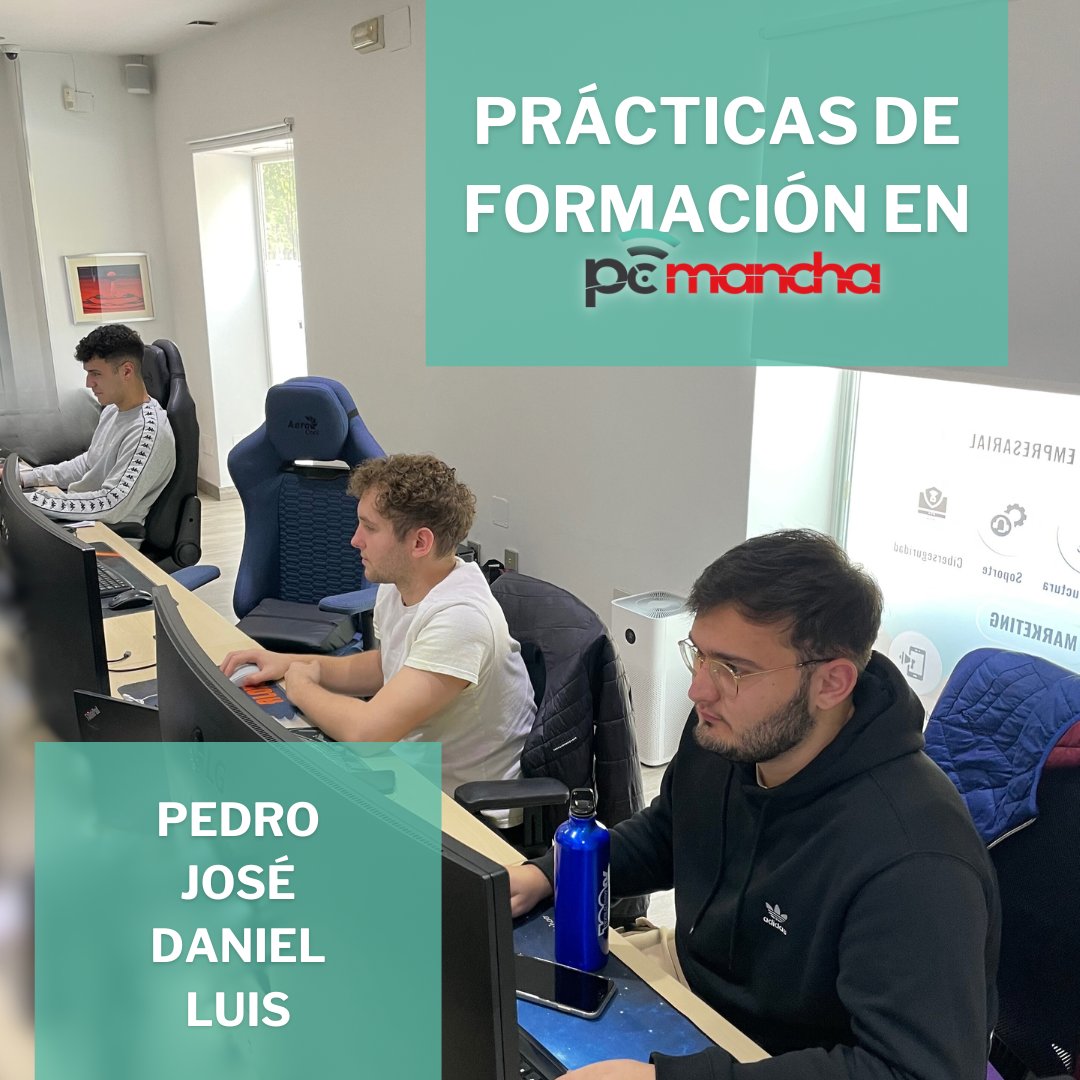 pcmancha_com's tweet image. 🎓 Nos enorgullece reconocer y agradecer a Luis, José, Pedro, Daniel y María que han estado de prácticas con nosotros. Esperamos que hayáis aprendido mucho y agradecemos vuestro trabajo durante estos meses, ha sido fundamental.

#PCMancha #Prácticas #TalentoJoven #Equipo