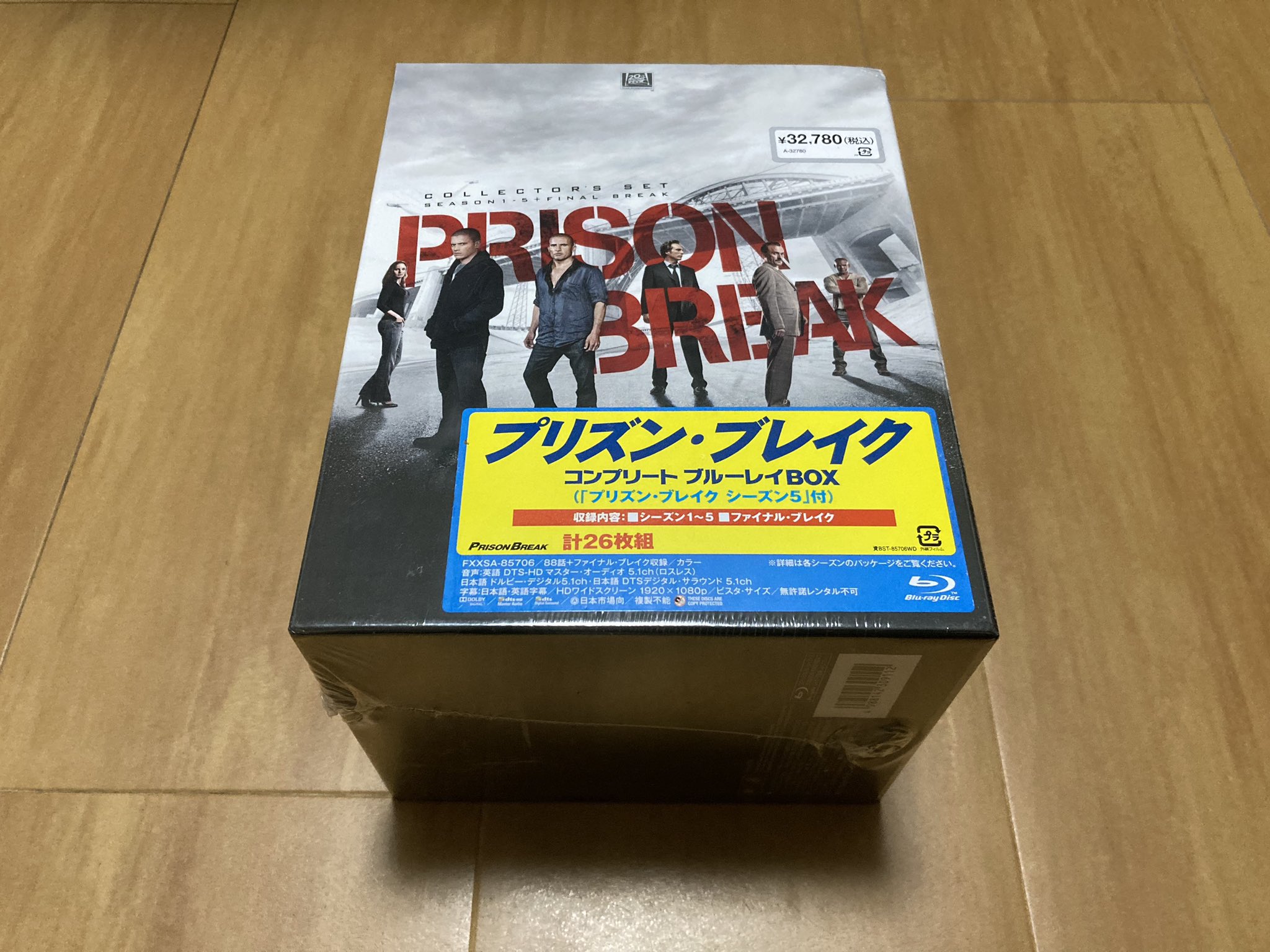 希少 プリズン・ブレイク コンプリートブルーレイBOX [初回生産限定