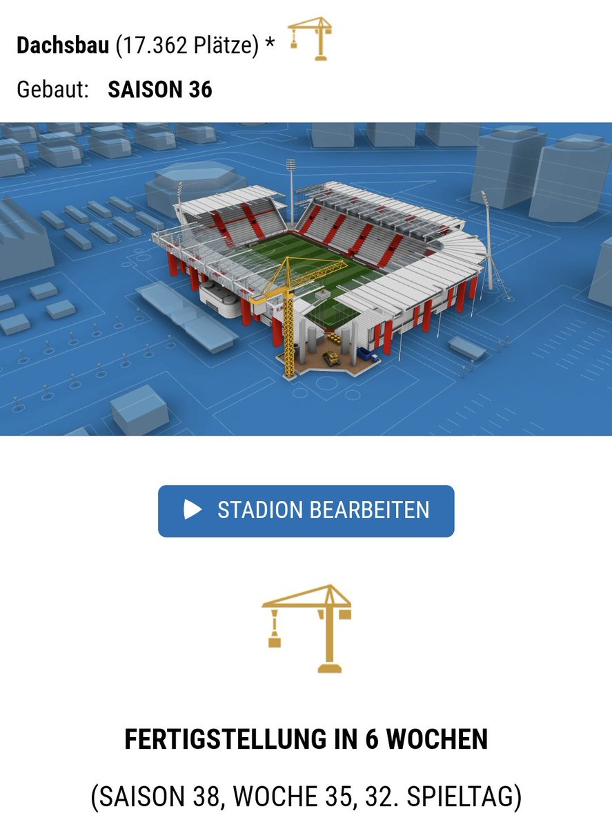 +++ Wir bauen weiter +++
In 6 Wochen können wir nun auch Zuschauer in der Süd-West Kurve begrüßen 👋🦡
#nurderDachs🦡🇸🇿