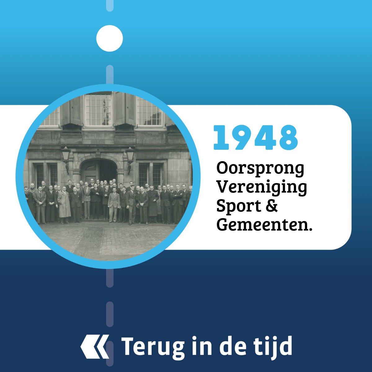 Op 26 &amp; 27 april '49 vond een congres plaats, tevens de oprichting van de Landelijke Contactraad (LC) voor de gemeentelijke bemoeiingen met de Lichamelijke Opvoeding en Sport. Dat betekent dat VSG nu 75 jaar bestaat! Meer informatie over ons jubileumjaar: sportengemeenten.nl/wie-zijn-wij/7…