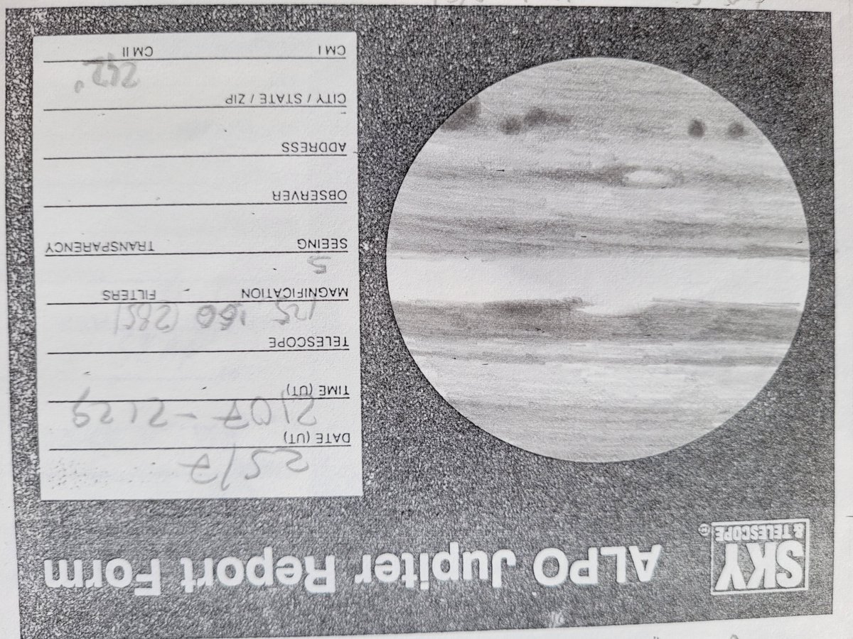 SGiovanardi's tweet photo. 30 anni fa i frammenti della cometa SL9 caddero su Giove. Ecco alcuni disegni che feci allora, osservando al telescopio i lividi dei loro impatti. Li rivedremo il 10 agosto nel mio nuovo spettacolo "Quando cadono le stelle", in preparazione al #PlanetariodiRoma. https://t.co/hF2oYmpWmP