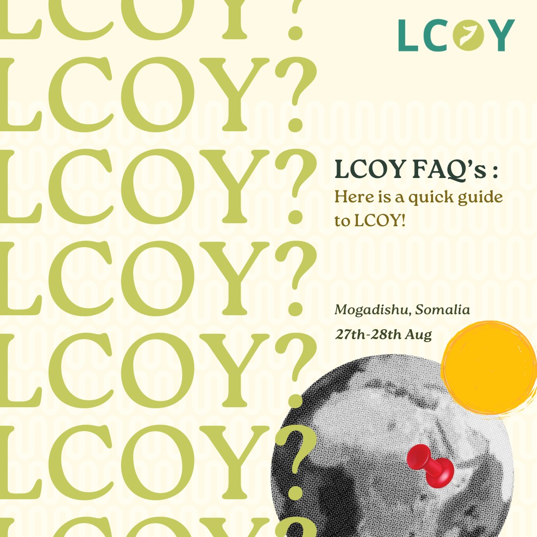 SomalisforSust's tweet photo. 🌍✨For the first time ever, Somalia will host a Local Conference of Youth (LCOY), Here's some FAQ's on what that means!📚 🌟
#LCOYSomalia  🌿🌍 https://t.co/cp3AupSgoI