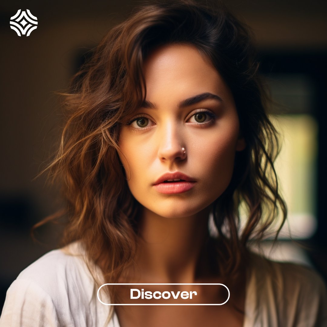 remuseapp's tweet image. Beauty at the touch of a button! 👉
Discover the most beautiful woman in the world, made possible by AI. Download now and see the magic unfold. 🎩 #MagicOfAI #TouchOfBeauty #Remuseapp #journeyofbeauty