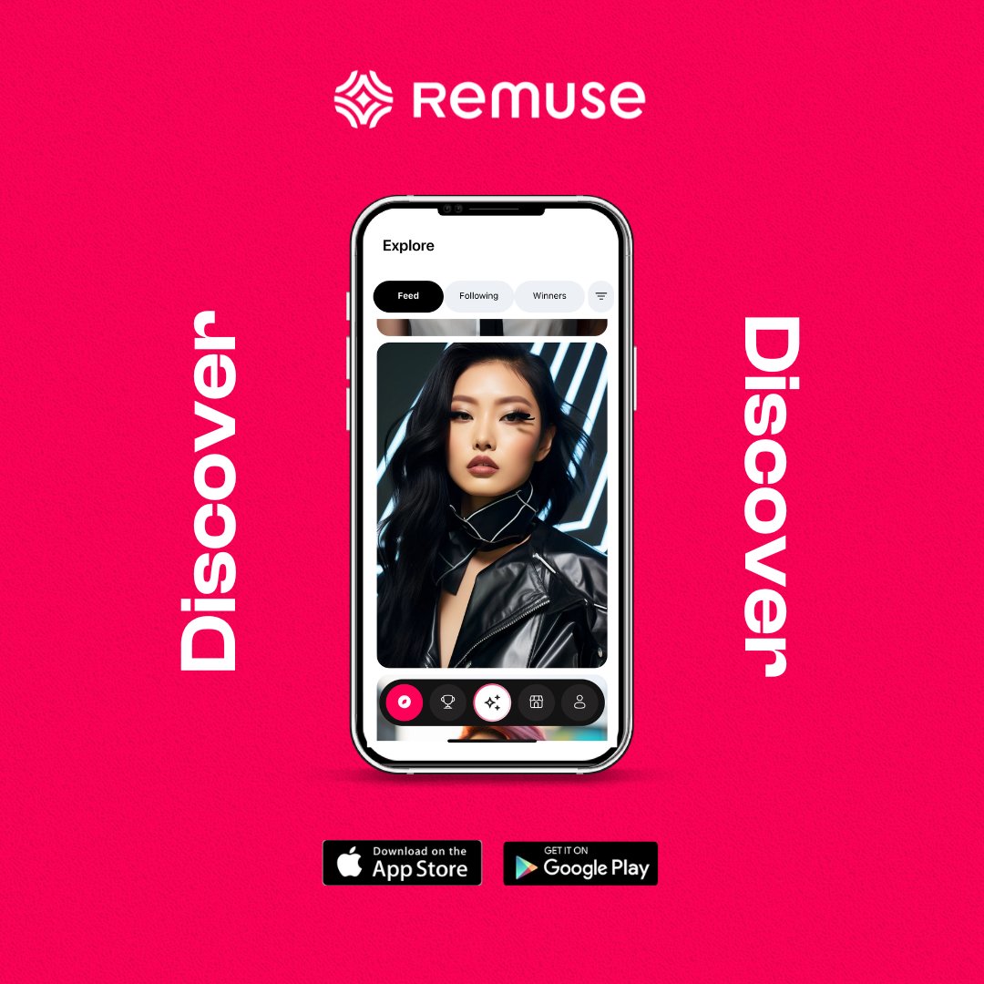 remuseapp's tweet image. Beauty at the touch of a button! 👉
Discover the most beautiful woman in the world, made possible by AI. Download now and see the magic unfold. 🎩 #MagicOfAI #TouchOfBeauty #Remuseapp #journeyofbeauty