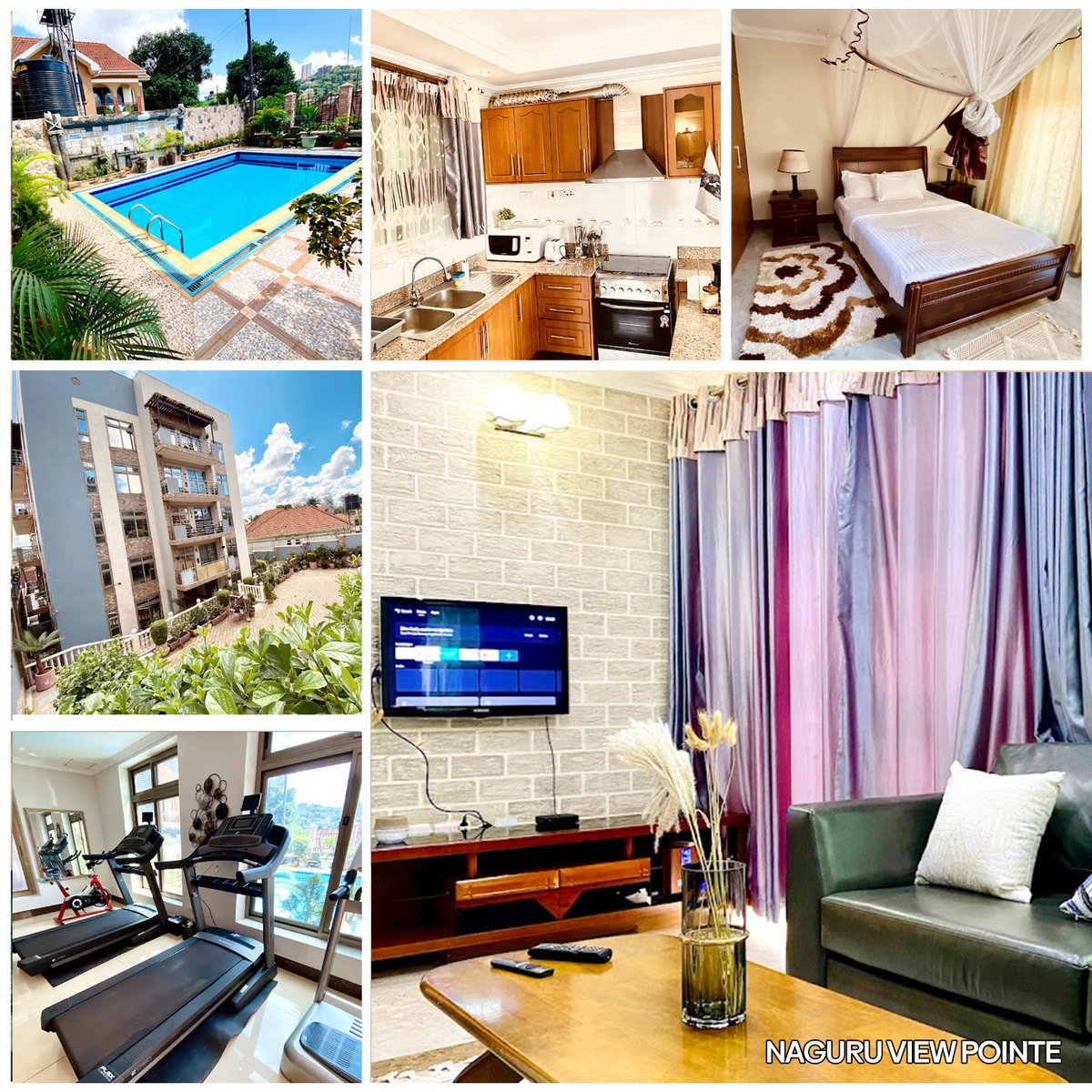 2&amp;3 Spaceous Bedrooms, Furnished Apartments (12 Units)

✍🏿 Swimming Pool 
✍🏿 Air-conditioned Rooms 
✍🏿 State of the Art Gym 
✍🏿 High Speed Internet 
✍🏿 Lift Access 
✍🏿 Standby Generator 
✍🏿 Complimentary Laundry Services 
✍🏿 Water heaters, etc...

#Staycation #NaneNane #Airbnb