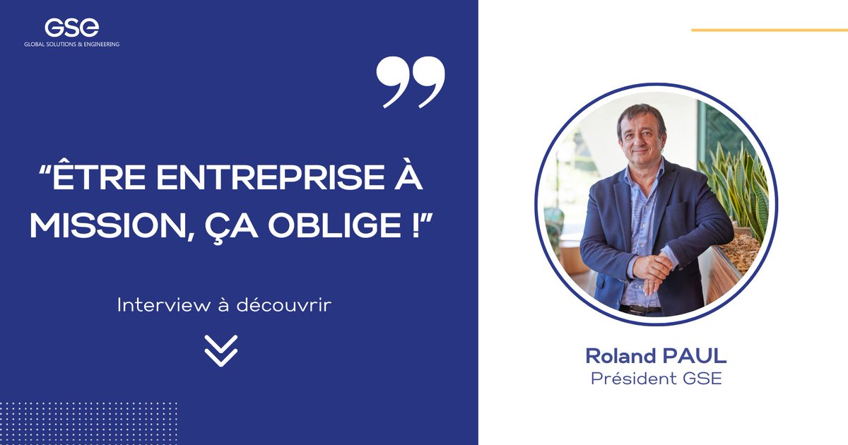 « Être entreprise à mission, ça oblige ! » Découvrez l'interview de Roland Paul, Président de GSE. ⬇ 
Notre groupe accompagne les demandes des clients vers une nouvelle approche de la conception à la construction de leurs bâtiments.
mesinfos.fr/84000-avignon/…