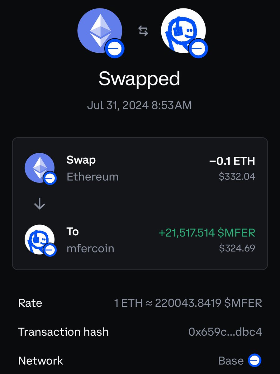 Wen you have conviction you buy! I have! I bought! $mfer