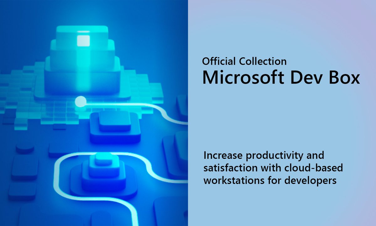 MicrosoftID's tweet image. Increase productivity and dev satisfaction with Microsoft #DevBox—cloud-based workstations for developers. Get started with these resources from Microsoft Learn: msft.it/6019lbJ4Z