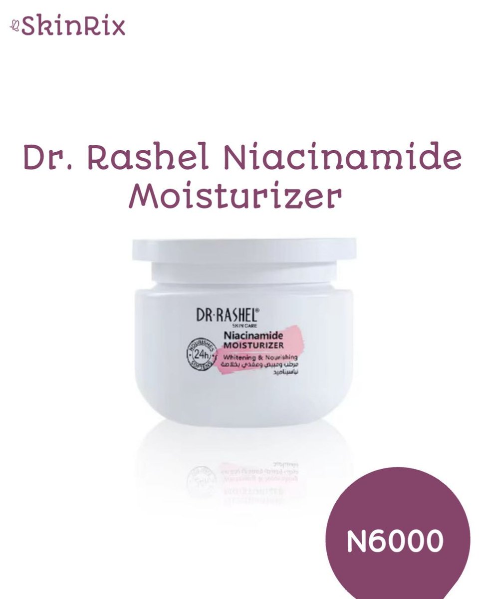 beyoutifit's tweet image. 🧴Dr. Rashel Niacinamide moisturizing cream

🎗️Hydrates &amp;amp; replenishes your skin 
🎗️Improves skin color and dullness intense 
🎗️Makes skin smooth, fair and healthy-looking

🏷️N6000

Click ⬇️ to order buff.ly/4bLklAS

#skinrix