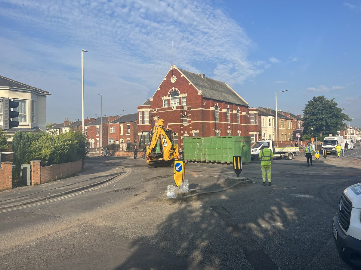 Big cleanup operation underway in Southport, most of it now cleared to the great credit of residents here.

Council teams have arrived to sweep streets and reopen them. The cost of the cleanup will be borne by residents via their council tax, as if they haven’t suffered enough.