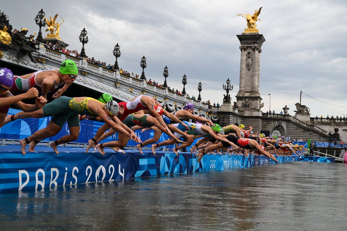 Le parcours du #triathlon, quelle beauté 😍