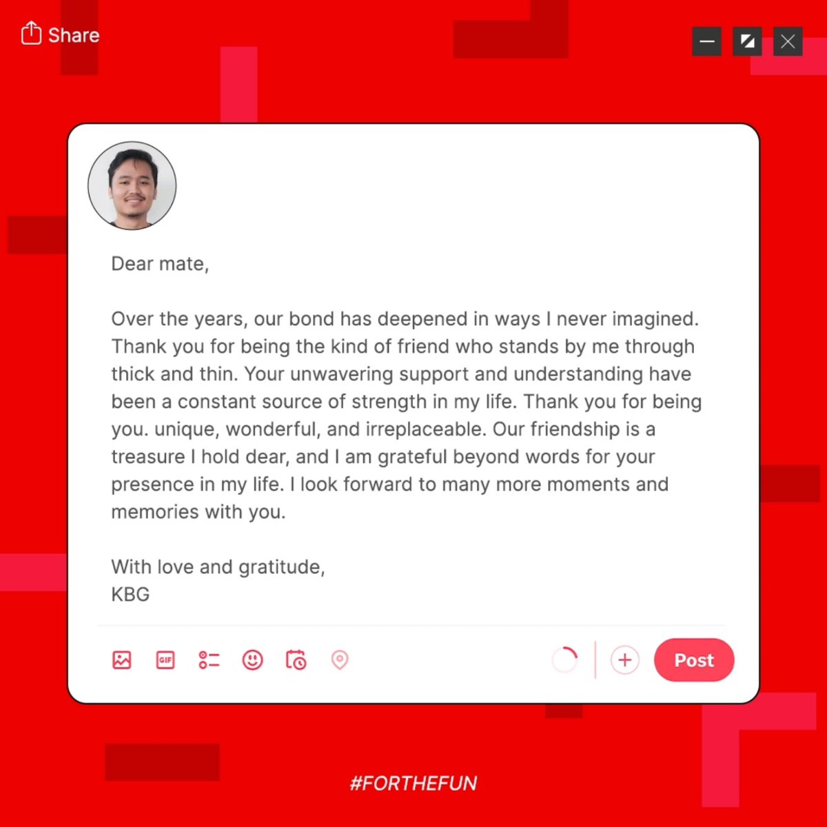 forge_fun's tweet photo. Friendship is a beautiful journey, and we’re thankful for the amazing friends who make every day special. Tag your friends and let them know how much they mean to you! ❤️

#ForgeFun #InternationalDayOfFriendship #ThankYouFriends #FriendshipDay #CelebrateFriendship https://t.co/BJ8FzLNEVX