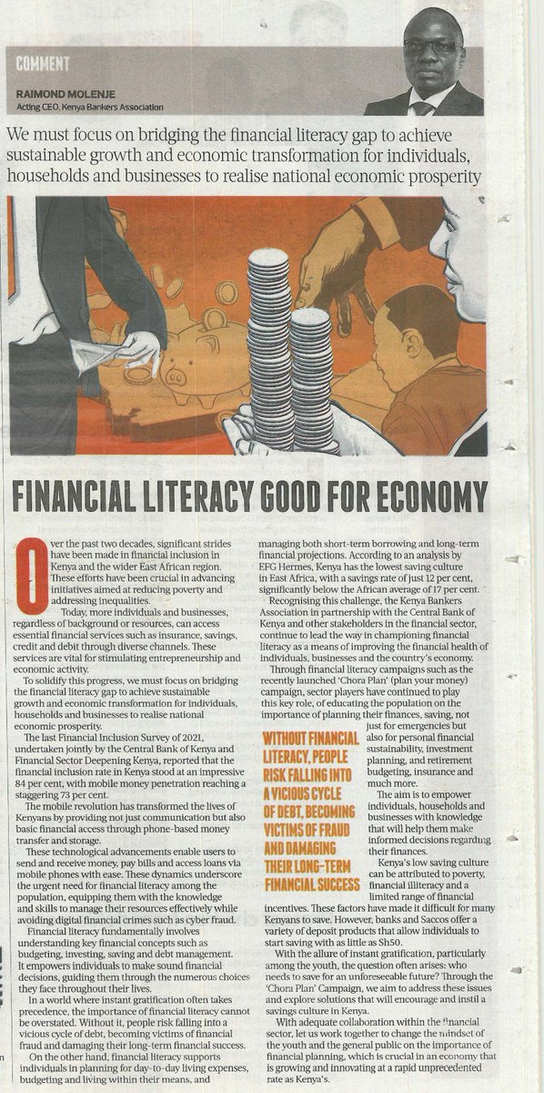 KenyaBankers's tweet photo. #ChoraPlan
#PlanYourMoney https://t.co/FOeEpbSxHi