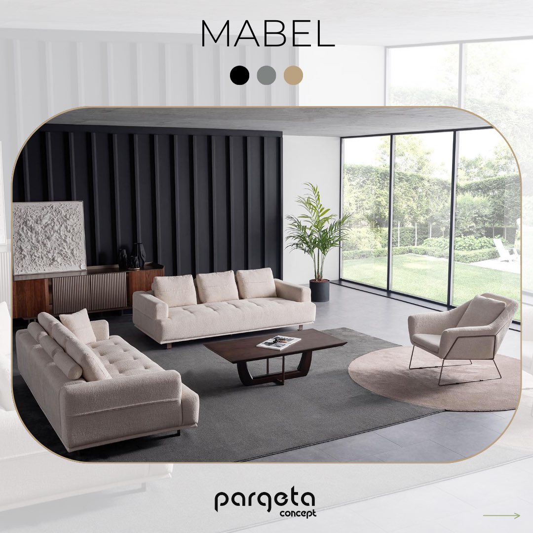 pargetaconcept's tweet photo. Yenilikçi tasarımı ve şık detaylarıyla Pargeta Concept ailesinden Mabel ile tanışın!

#pargeta #mobilya #tasarım #design #furniture #livingroom #oturmaodası #salon #koltuk https://t.co/Oza0e7gSjb