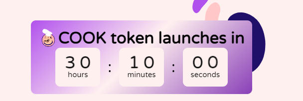 SirThanos60's tweet photo. 🚀The COOK token launch countdown is on! Just 30:10:00 until we unveil what COOK is all about.
Let's take a look in a thread at what COOK is #COOKToken #CryptoLaunch #Blockchain #Airdrop #CryptoCommunity 🌐🔗 🧵👇 https://t.co/CI53eTdOy3