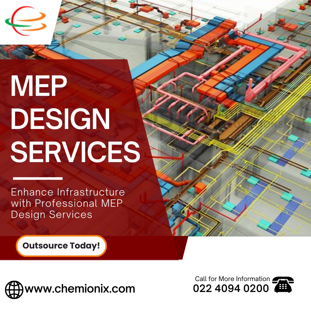 chemionix's tweet image. Elevate your projects with Chemionix MEP Design Services!  Enhance sustainability and innovation in every project.
Visit: bit.ly/3uPNJGI
.
.
#chemionix #mepdesign #mepdesignservices #mepdesignservice #innovation #mepdesignconsultants