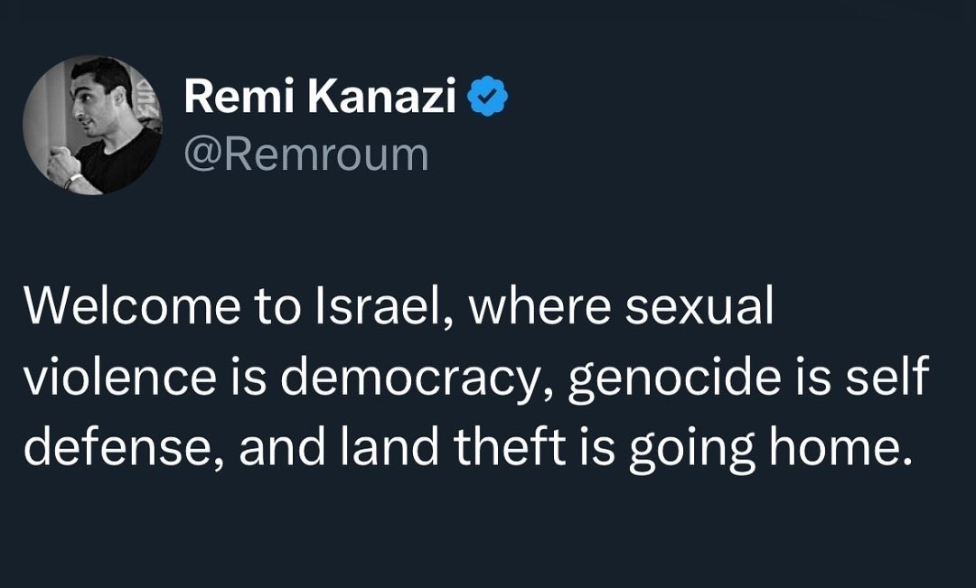 The rogue state of Israeli occupation! 

All 10 soldiers accused of sodomising a Palestinian prisoner are free!