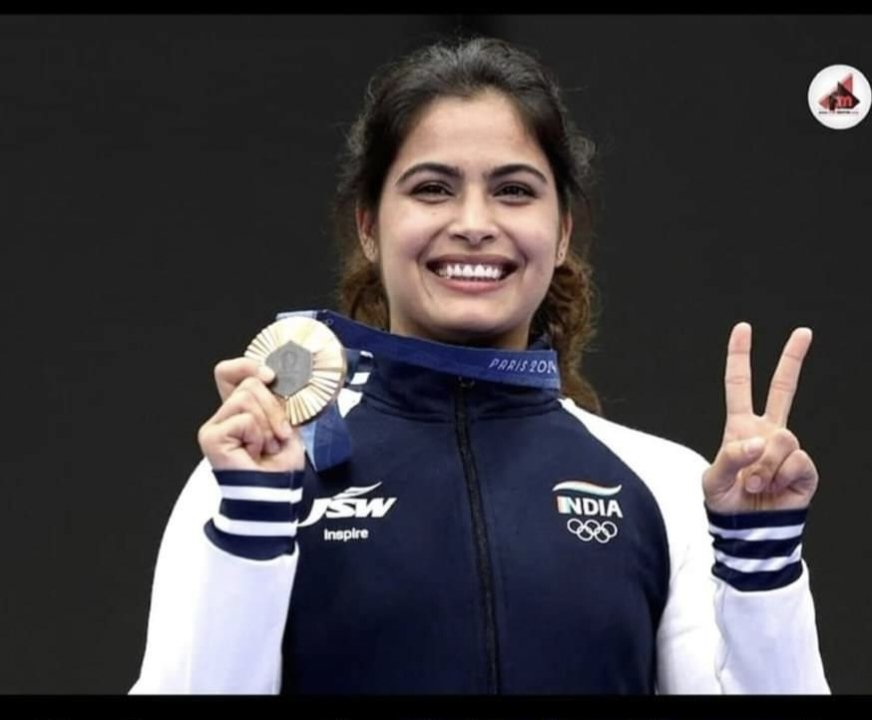 anithapauldurai's tweet photo. 🏅 Congratulations to Manu Bhaker for winning the bronze medal at the Olympics! Your hard work and determination have made the nation proud. 🎯🇮🇳 #Olympics  #bronzemedal #ProudMoment #ManuBhaker @OfficeOf_MM  @YASMinistry @IndiaSports @SportsTN_ https://t.co/sULeFx7nzi