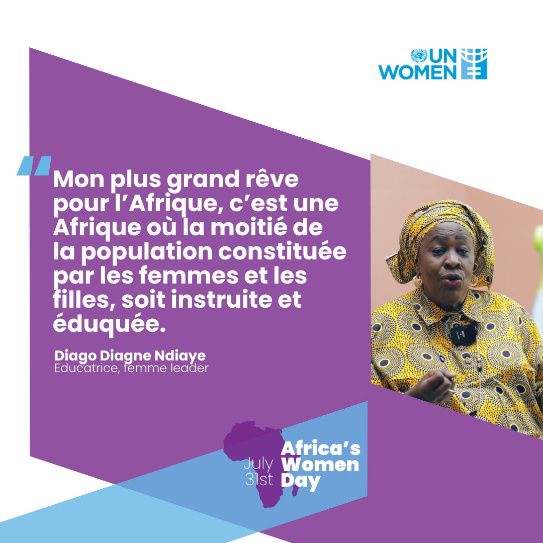 31 juillet 2024 : #JournéeInternationale de la #FemmeAfricaine