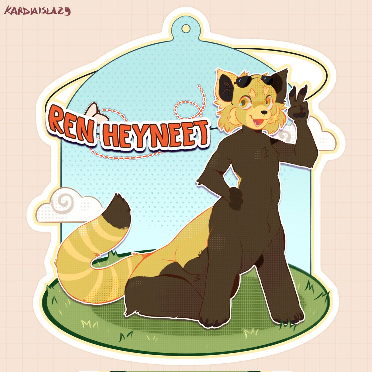 KardiaIsLazy's tweet photo. furry badge c0mmission for @TheOnlyOne_Ren and his red panda taur fursona! https://t.co/GPTKd3sUAN