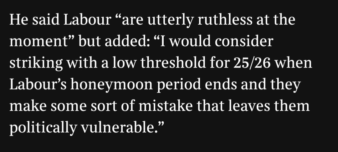 Jesus. This is at best naive. At worst thick as mince. 'Strategy'. Do me a favour. I hope there are folk with a bit of nous behind the scenes.