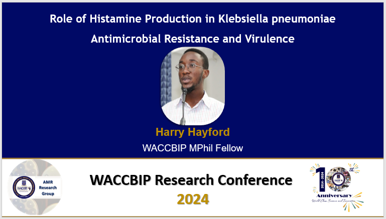 AMR @WACCBIP (@amr_waccbip) on Twitter photo #AMRGROUP <a href="/AMR_WACCBIP/">AMR @WACCBIP</a> is very proud of <a href="/AmpadubeaEunice/">Eunice Ampadubea</a> & <a href="/sun_of_a_god/">Harry Hayford</a> for excellent presentations #WCR24. Congrats Harry-histamine & Eunice-KLOX, & our #amr group leader & PI Dr. <a href="/IsawumiAbiola/">Isawumi Abiola</a> for research excellence, <a href="/WACCBIP_UG/">WACCBIP</a> <a href="/gordon_awandare/">Gordon Awandare</a> <a href="/UnivofGh/">University of Ghana</a> for the platform. #AMRGROUP <a href="/AMR_WACCBIP/">AMR @WACCBIP</a> is very proud of <a href="/AmpadubeaEunice/">Eunice Ampadubea</a> & <a href="/sun_of_a_god/">Harry Hayford</a> for excellent presentations #WCR24. Congrats Harry-histamine & Eunice-KLOX, & our #amr group leader & PI Dr. <a href="/IsawumiAbiola/">Isawumi Abiola</a> for research excellence, <a href="/WACCBIP_UG/">WACCBIP</a> <a href="/gordon_awandare/">Gordon Awandare</a> <a href="/UnivofGh/">University of Ghana</a> for the platform.