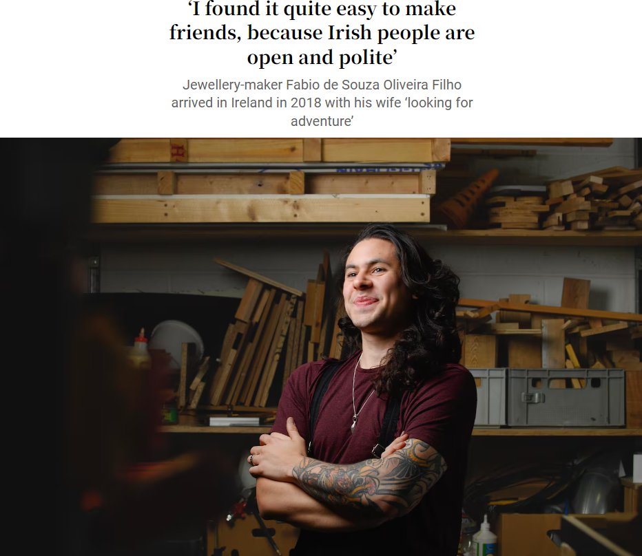 Benchspace Cork (@benchspacecork) on Twitter photo 🥰Proud of <a href="/BenchspaceCork/">Benchspace Cork</a> member Fabio being featured in #IrishTimes. Arriving in Ireland in 2018 with just a dream, his journey to jewellery-maker is truly inspiring.
He’s found a community that nurtures creativity and growth.✨ #FollowYourPassion bit.ly/4d3di87 🥰Proud of <a href="/BenchspaceCork/">Benchspace Cork</a> member Fabio being featured in #IrishTimes. Arriving in Ireland in 2018 with just a dream, his journey to jewellery-maker is truly inspiring.
He’s found a community that nurtures creativity and growth.✨ #FollowYourPassion bit.ly/4d3di87