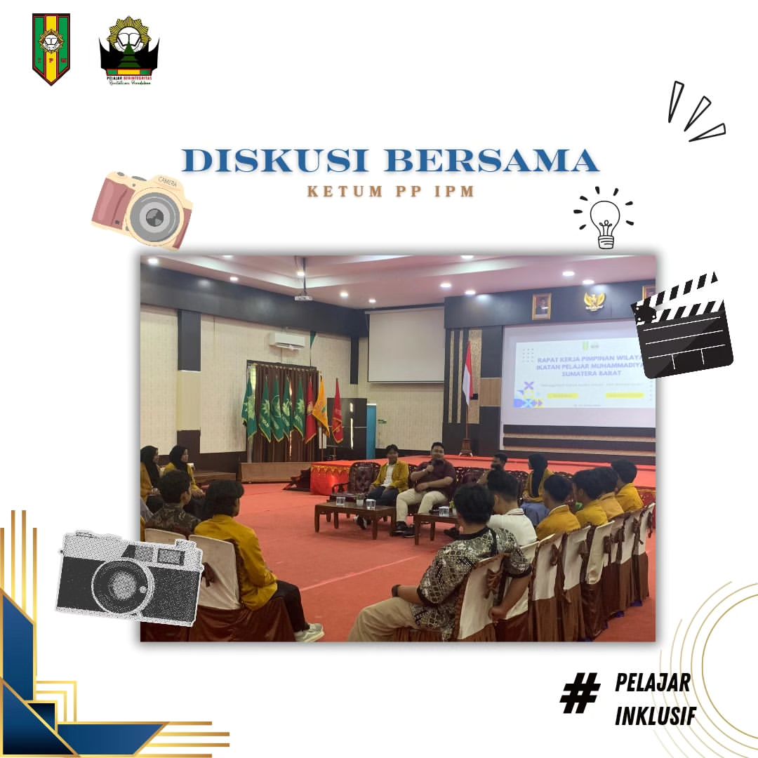 IPM_sumbar's tweet photo. Telah di selenggarakan!!

Rapat Kerja Pimpinan (rakerpim) PW IPM sumbar pada tanggal, 07 Juli 2024.

Acara berjalan lancar dengan penyampaian Program Kerja per-bidang, yang lanjutkan dengan diskusi bersama Ketua Umum Pimpinan Pusat Ikatan Pelajar Muhammadiyah, Riandy Prawita. https://t.co/vP6M75Q2FC