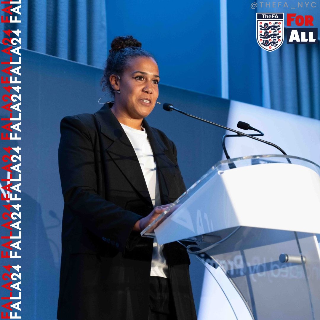 We welcomed Chloe Morgan to #FALA23 Graduation as our keynote speaker! 

Chloe’s leadership inspires and empowers a dynamic and inclusive future for women’s football. Her dedication to promoting and enriching the sport strengthens communities and leaves a lasting impact.
#fala24