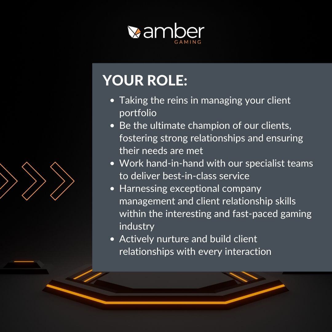 AmberGamingHQ's tweet photo. We're looking for an Administrator who excels at building strong client relationships, thrives in teamwork and is a master of organisation. If you're a quick learner who can deliver in a fast-paced environment, we want to meet you. 
 
Apply now: https://t.co/N7AI28RYro https://t.co/8getiULAoE