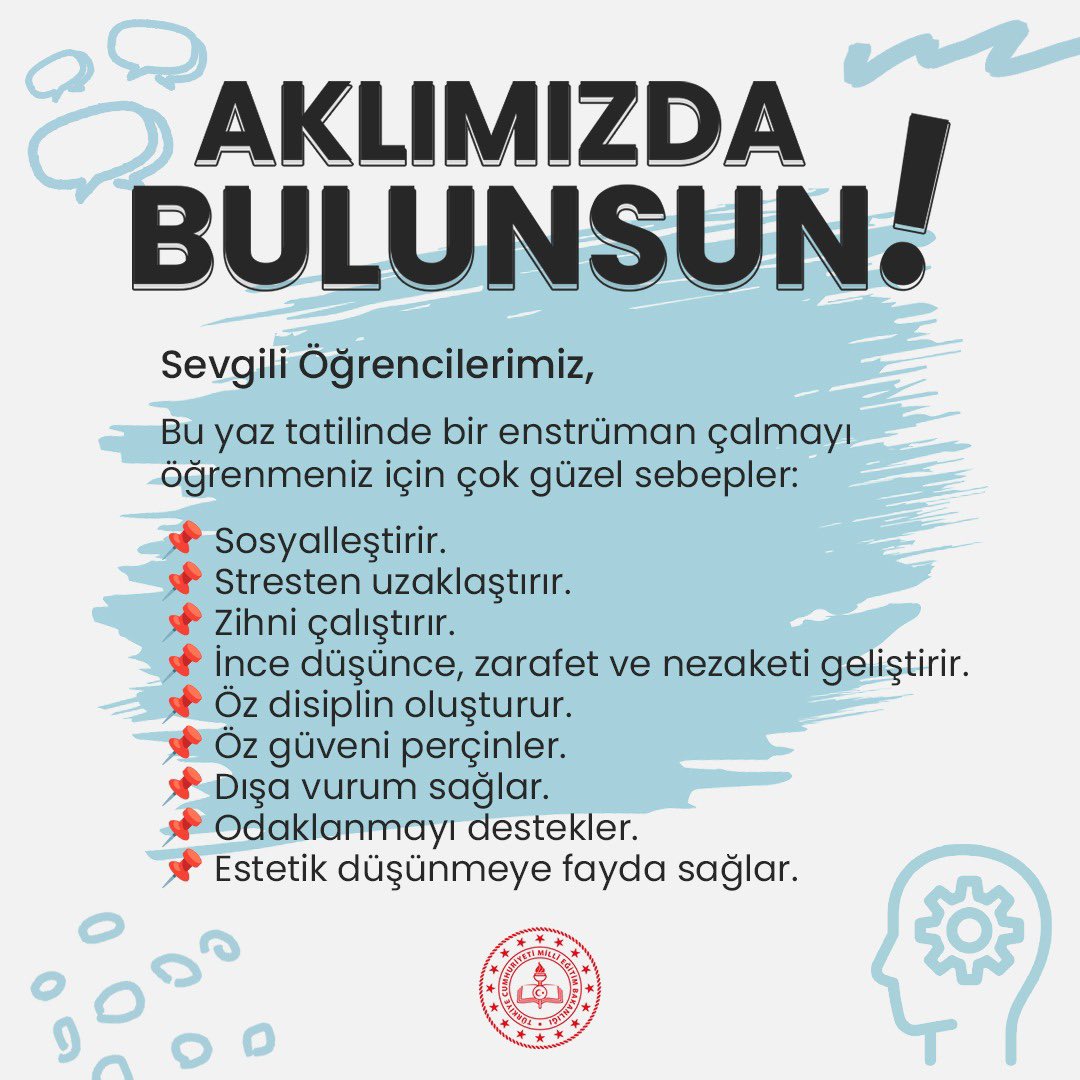 Her türlü değişim ve gelişimin anahtarı, "eğitim"dir.