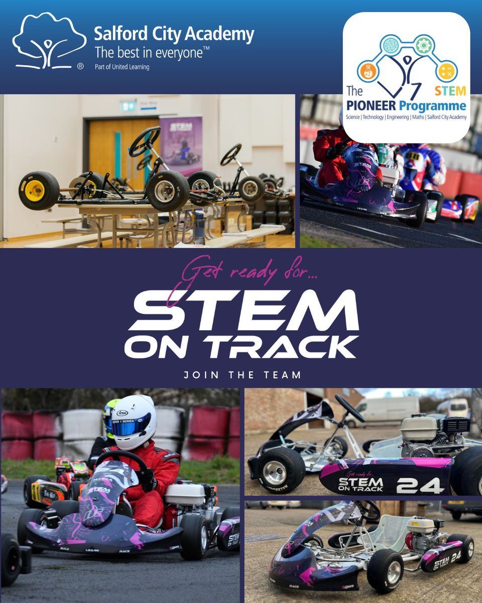 We are so excited that next year we will be taking part in STEM on Track! 🏁 

This will be a part of our Pioneer Programme!

Visit the website for more information: buff.ly/4c8GmKr 

Thanks to Farrat Engineering for the support! <a href="/Farrat_Isolevel/">Farrat Isolevel</a>