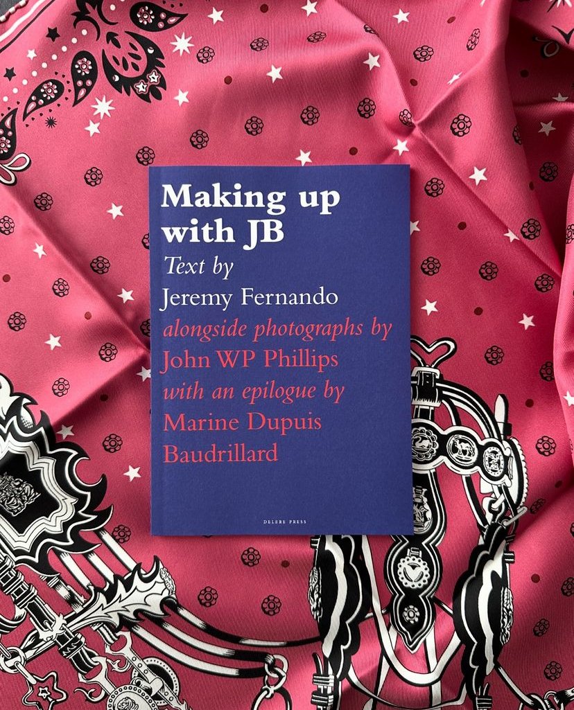 jeremy fernando (@jfwearspink) on Twitter photo with thanks, and much appreciation, to Delere Press reader and dear friend, <a href="/geniablum/">Genia Blum 🇨🇭🇺🇦 🇨🇦</a> for so very kindly responding to 'Making up with JB', one of my most personal texts, with a beautiful scarf as part of her wonderful <a href="/bookscarves/">Books+Scarves</a> project ...
delerepress.com/books/makingup… with thanks, and much appreciation, to Delere Press reader and dear friend, <a href="/geniablum/">Genia Blum 🇨🇭🇺🇦 🇨🇦</a> for so very kindly responding to 'Making up with JB', one of my most personal texts, with a beautiful scarf as part of her wonderful <a href="/bookscarves/">Books+Scarves</a> project ...
delerepress.com/books/makingup…