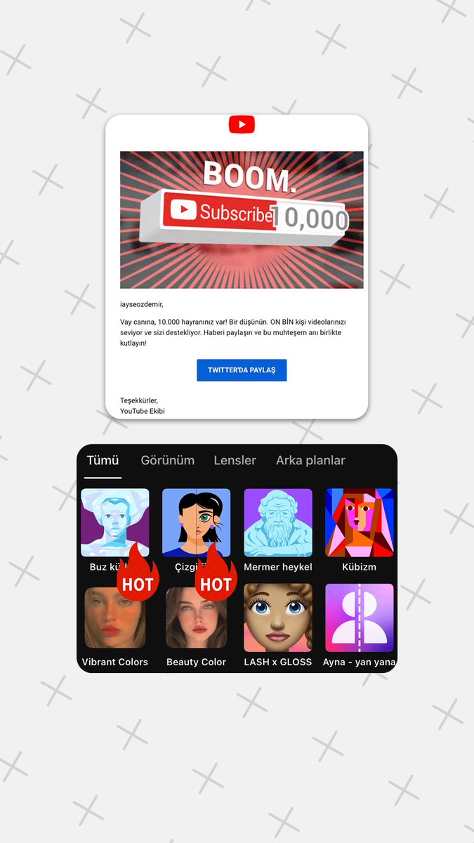 It is with great pleasure that I share with you that I am the creator of the top two most popular effects on YouTube. 🇹🇷

Discover My YouTube Channel: youtube.com/@iayseozdemir