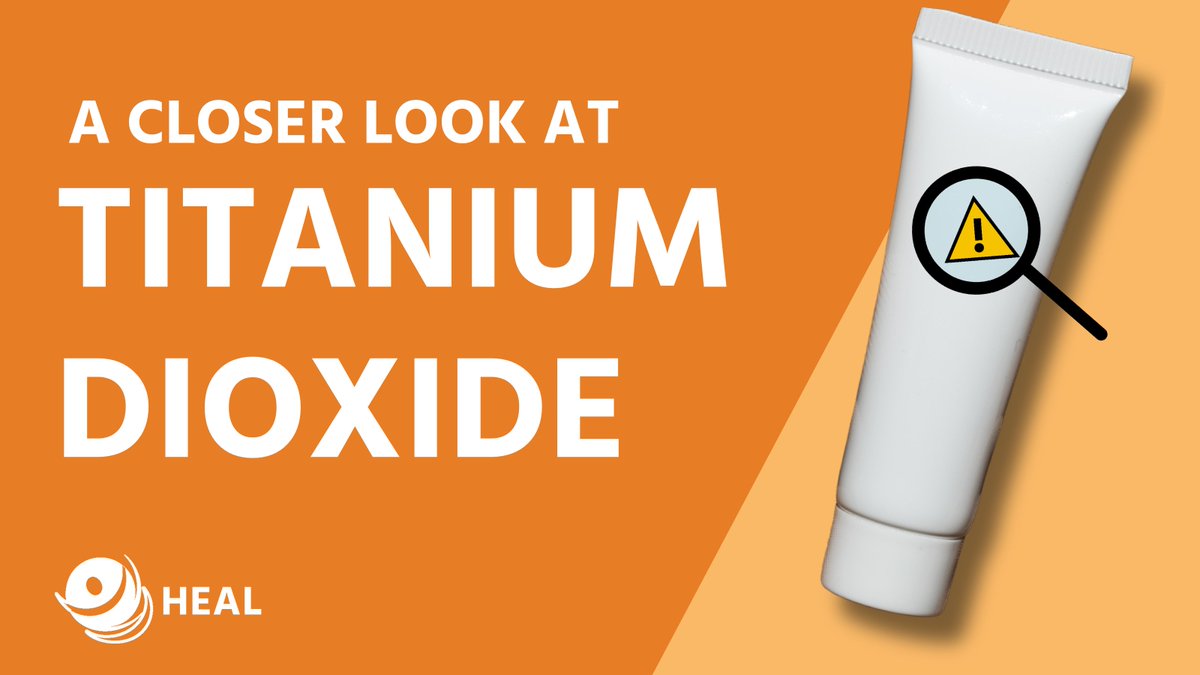 HealthandEnv's tweet image. 🪥 #TitaniumDioxide (#TiO2) in toothpastes &amp;amp; other cosmetics is suspected of causing cancer.

⚠️ The EU Scientific Committee on Consumer Safety found that in 97% of cases, TiO2’s genotoxicity in cosmetics can’t be ruled out.

👉 Read more @VeilleNanos: ow.ly/UAPM50SNS6R