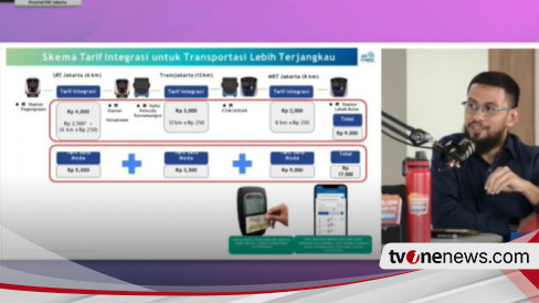 Ada Tarif MurahTransportasi di Jakarta, Warga Naik Angkot, Transjakarta, LRT Hingga MRT Cukup Bayar Rp10 Ribu: Warga mendapat tarif murah dan cukup membayar Rp10 ribu, untuk menggunakan berbagai moda transportasi, mulai dari angkot, bus Transjakarta,… dlvr.it/TBJ0Yn