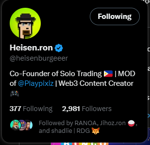 zone_cc's tweet photo. @heisenburgeeer @Ronin_Network 0x894023f5a509447022207b63bf9f1e5d9fe0ee64 https://t.co/bdXWQeUSRZ