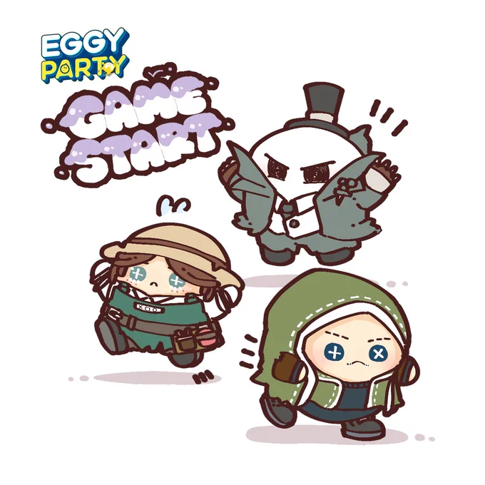 GAME START!!#エギーパーティー #エギパー #第五人格 #第五人格コラボ #EggyParty 