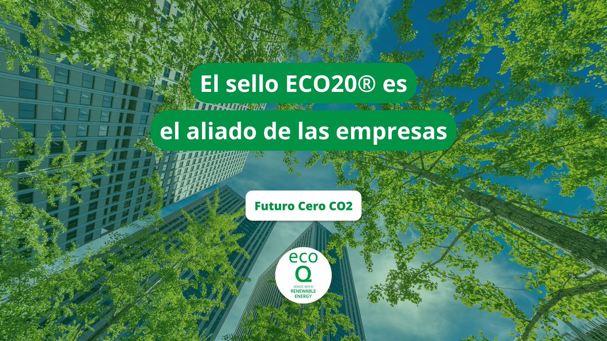 Los clientes agradecen y valoran de forma positiva el uso de energía renovable y la reducción de emisiones de CO2.

Utiliza el sello en envases, páginas webs, materiales de oficina o acciones de marketing y publicidad.

¡Comunícalo y diferénciate!

ecoquality.es/eco20/