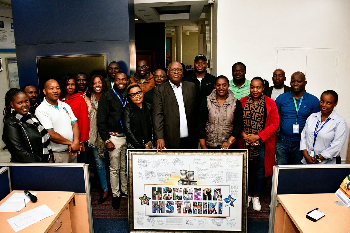NationMediaGrp's tweet photo. We celebrate and honor an extraordinary leader who has guided us with vision, passion, and dedication—our outgoing GCEO, @SGitagama  who is retiring after 7 incredible years at the helm of NMG. https://t.co/fPF4qXOtah