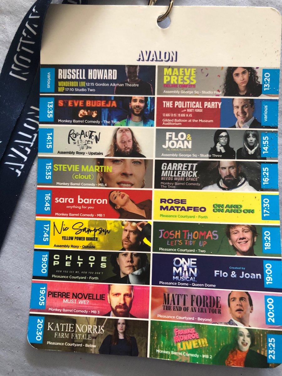Don’t miss our fucking fantastic 
<a href="/AvalonComedy/">Avalon Comedy</a>
 acts at #edfringe! Unless you hate having a laugh obviously. Then avoid. Big time.