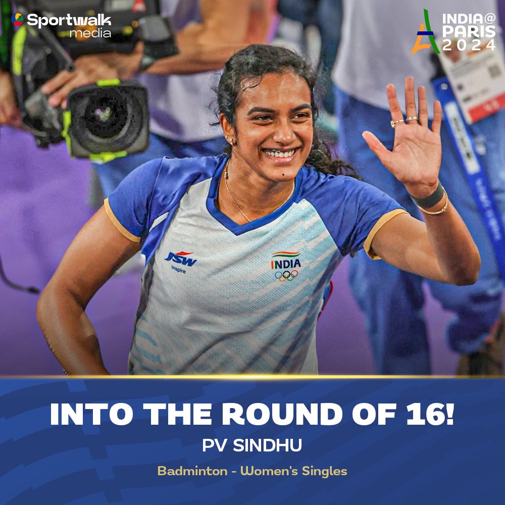🇮🇳 𝗦𝗶𝗻𝗱𝗵𝘂 𝘄𝗶𝗻𝘀 𝘄𝗶𝘁𝗵 𝗲𝗮𝘀𝗲! A terrific performance from PV Sindhu to defeat Kristin Kuuba in her final group game to move one step closer to Olympic glory for the third time. She won her match in straight games, 21-05 &amp; 21-10.

🏸 Kristin had no answer to Sindhu's