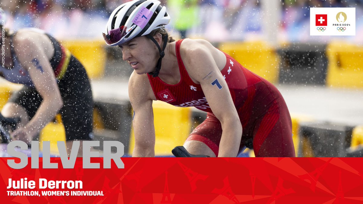 Für Julie Derron geht der Medaillentraum in Erfüllung - Olympia-Silber für die Triathletin. Was für eine grossartige Leistung! 🥈💪