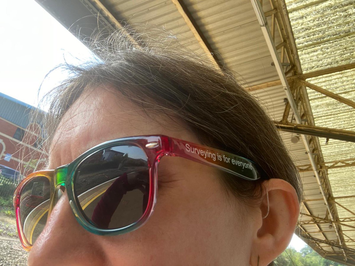 GeodRuth's tweet image. Good morning from a sunny platform 1 in Devon. Happy surveying everyone 😎 Thanks @surveyassoc!