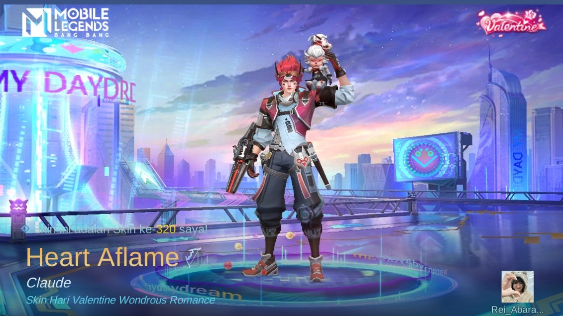 ReinkaJP's tweet photo. Saya baru saja mendapatkan Skin baru Heart Aflame di Mobile Legends: Bang Bang! Ayo kita berhadapan melawan Player MOBA terbaik dunia bersama-sama! 
https://t.co/NOQdmW9oYq https://t.co/AaSyO4sPt4