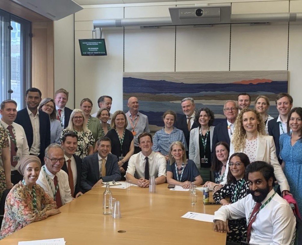 Alistair Strathern (@alistrathern) on Twitter photo A real pleasure to be elected as chair of the cross party <a href="/EnvironmentAPPG/">All-Party Parliamentary Group on the Environment</a> yesterday!
Looking forward to working with fantastic colleagues to help ensure this Parliament meets the urgency of the moment for our environment. A real pleasure to be elected as chair of the cross party <a href="/EnvironmentAPPG/">All-Party Parliamentary Group on the Environment</a> yesterday!
Looking forward to working with fantastic colleagues to help ensure this Parliament meets the urgency of the moment for our environment.